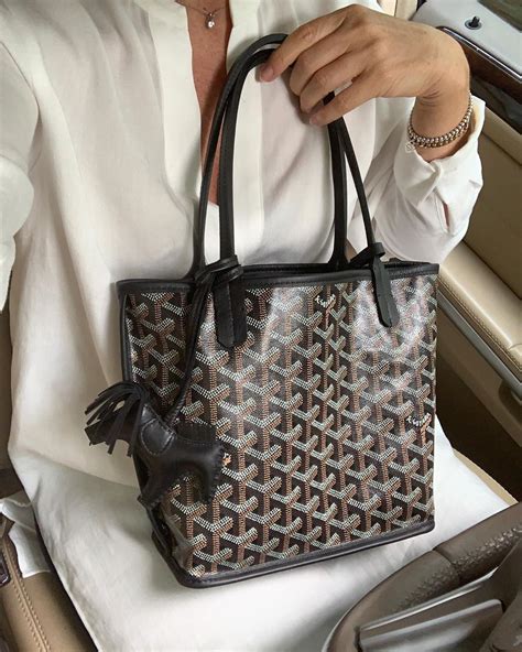 goyard tote small|goyard small tote price.